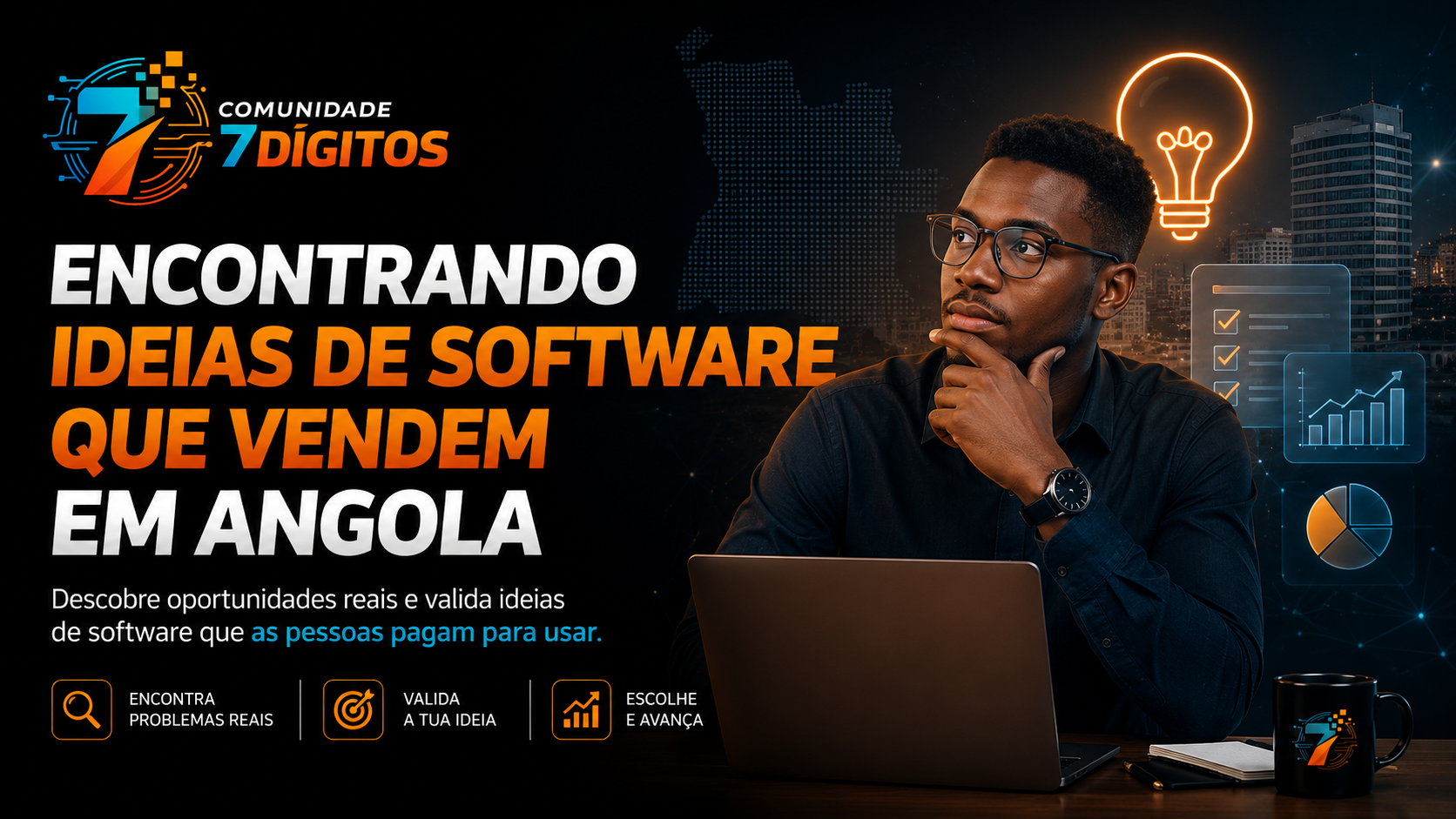 Encontrando Ideias de Software que Vendem em Angola